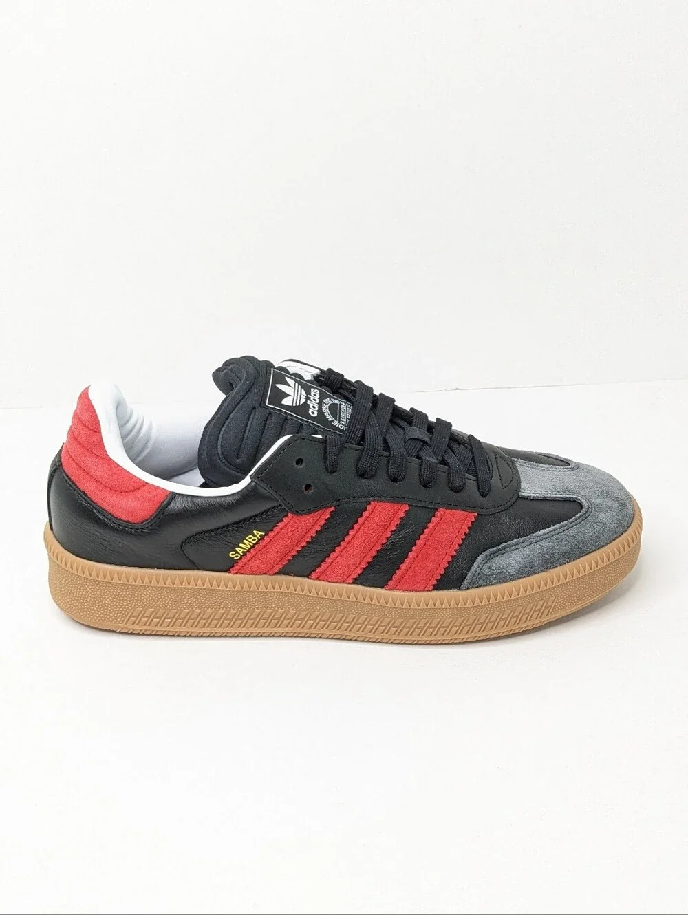 Adidas Samba XLG Chunky Casual Sneakers Black Suede Men's 9 - Picture 2 of 7